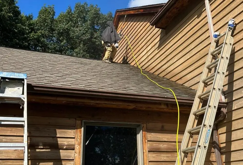 painting house exterior roof eco sky construction & painting